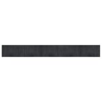 Vidaxl tapis rectangulaire gris 60x500 cm bambou