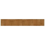 Vidaxl tapis rectangulaire marron 60x400 cm bambou
