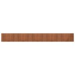 Vidaxl tapis rectangulaire marron 60x500 cm bambou