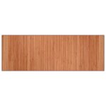 Vidaxl tapis rectangulaire marron 70x200 cm bambou Vidaxl tapis rectangulaire marron 70x200 cm bambou