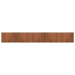Vidaxl tapis rectangulaire marron 70x500 cm bambou