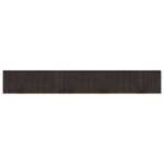 Vidaxl tapis rectangulaire marron fonc 60x400 cm bambou