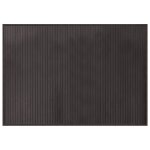 Vidaxl tapis rectangulaire marron fonc 70x100 cm bambou