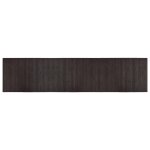 Vidaxl tapis rectangulaire marron foncé 70x300 cm bambou Vidaxl tapis rectangulaire marron foncé 70x300 cm bambou
