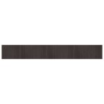 Vidaxl tapis rectangulaire marron fonc� 70x500 cm bambou