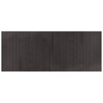 Vidaxl tapis rectangulaire marron fonc 80x200 cm bambou