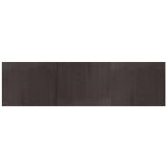 Vidaxl tapis rectangulaire marron foncé 80x300 cm bambou Vidaxl tapis rectangulaire marron foncé 80x300 cm bambou