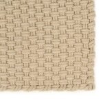 Vidaxl tapis rectangulaire naturel 120x180 cm coton Vidaxl tapis rectangulaire naturel 120x180 cm coton
