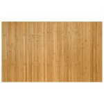 Vidaxl tapis rectangulaire naturel 60x100 cm bambou