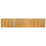 Vidaxl tapis rectangulaire naturel 60x300 cm bambou