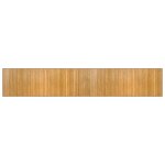Vidaxl tapis rectangulaire naturel 60x400 cm bambou