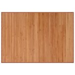 Vidaxl tapis rectangulaire naturel 70x100 cm bambou Vidaxl tapis rectangulaire naturel 70x100 cm bambou