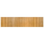 Vidaxl tapis rectangulaire naturel 70x300 cm bambou