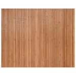Vidaxl tapis rectangulaire naturel 80x100 cm bambou