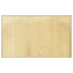 Vidaxl tapis rectangulaire naturel clair 60x100 cm bambou Vidaxl tapis rectangulaire naturel clair 60x100 cm bambou