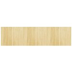 Vidaxl tapis rectangulaire naturel clair 80x300 cm bambou Vidaxl tapis rectangulaire naturel clair 80x300 cm bambou
