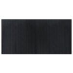 Vidaxl tapis rectangulaire noir 100x200 cm bambou Vidaxl tapis rectangulaire noir 100x200 cm bambou
