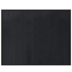 Vidaxl tapis rectangulaire noir 80x100 cm bambou Vidaxl tapis rectangulaire noir 80x100 cm bambou