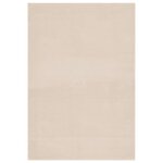 Vidaxl tapis shaggy beige 240x305 cm polyester