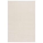 Vidaxl tapis shaggy blanc cr�me 240x340 cm polyester