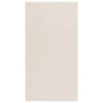 Vidaxl tapis shaggy cr�me blanc 120x183 cm polyester