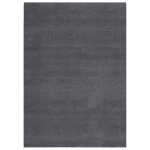 Vidaxl tapis shaggy doux lavable 160x230 cm antid�rapant anthracite