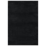 Vidaxl tapis shaggy noir 240x305 cm polyester