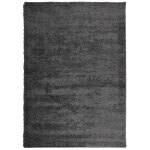 Vidaxl tapis shaggy pamplona poils longs moderne anthracite 160x230 cm Vidaxl tapis shaggy pamplona poils longs moderne anthracite 160x230 cm