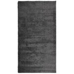 Vidaxl tapis shaggy pamplona poils longs moderne anthracite 80x150 cm Vidaxl tapis shaggy pamplona poils longs moderne anthracite 80x150 cm