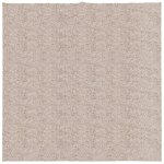 Vidaxl tapis shaggy pamplona poils longs moderne beige 160x160 cm