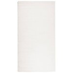 Vidaxl tapis shaggy pamplona poils longs moderne crme 80x150 cm