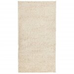 Vidaxl tapis shaggy pamplona poils longs moderne dor� 80x150 cm