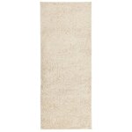 Vidaxl tapis shaggy pamplona poils longs moderne dor� 80x200 cm