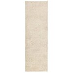 Vidaxl tapis shaggy pamplona poils longs moderne dor� 80x250 cm