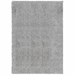 Vidaxl tapis shaggy pamplona poils longs moderne gris 160x230 cm