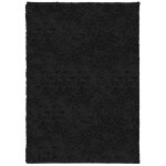 Vidaxl tapis shaggy pamplona poils longs moderne noir 160x230 cm Vidaxl tapis shaggy pamplona poils longs moderne noir 160x230 cm