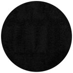 Vidaxl tapis shaggy pamplona poils longs moderne noir  240 cm