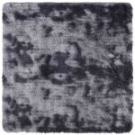 Vidaxl tapis shaggy  poils longs navarra gris fonc 240x240 cm