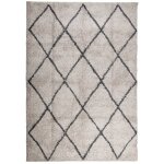 Vidaxl tapis shaggy à poils longs moderne beige anthracite 160x230 cm Vidaxl tapis shaggy à poils longs moderne beige anthracite 160x230 cm