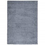 Vidaxl tapis shaggy pamplona poils longs moderne bleu 120x170 cm