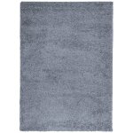 Vidaxl tapis shaggy pamplona poils longs moderne bleu 240x340 cm