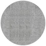 Vidaxl tapis shaggy pamplona poils longs moderne gris  120 cm