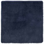 Vidaxl tapis shaggy � poils longs navarra bleu marine 200x200 cm