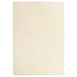 Vidaxl tapis shaggy � poils longs navarra cr�me 160x230 cm polyester