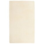 Vidaxl tapis shaggy � poils longs navarra cr�me 60x100 cm polyester
