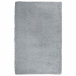 Vidaxl tapis shaggy  poils longs navarra gris clair 130x200 cm