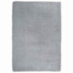 Vidaxl tapis shaggy � poils longs navarra gris clair 160x230 cm