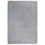 Vidaxl tapis shaggy  poils longs navarra gris clair 200x290 cm