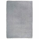 Vidaxl tapis shaggy � poils longs navarra gris clair 240x340 cm