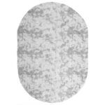Vidaxl tapis shaggy  poils longs navarra gris clair 300x200 cm